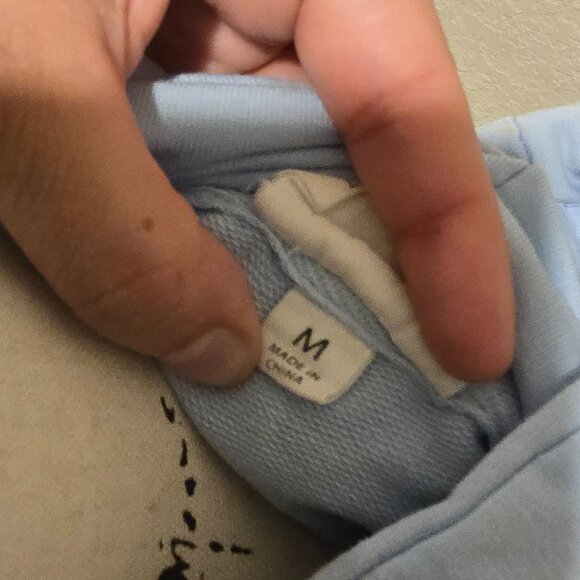 Light Blue Reflex Hoodie - Picture 2 of 4